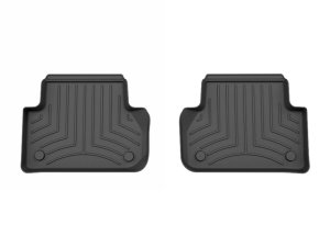 Audi S4 Floor Mats - Rear - WeatherTech - FloorLiner HP - Black - `17-`24