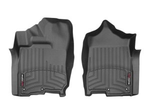 Nissan Titan XD FloorLiner - Front - WeatherTech - DigitalFit - Black - `16-`27 Nissan Titan XD FloorLiner - Front - WeatherTech - DigitalFit - Black - `16-`27