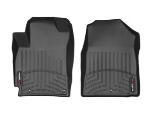 Hyundai Elantra FloorLiner - Front - WeatherTech - DigitalFit - Black - `17-`27