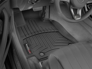 Mercedes-Benz E-Class FloorLiner - Front - WeatherTech - DigitalFit - Black - `17-`27 Mercedes-Benz E-Class FloorLiner - Front - WeatherTech - DigitalFit - Black - `17-`27