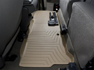 Ford F-250 Super Duty FloorLiner - Rear - WeatherTech - DigitalFit - Tan - `99-`10
