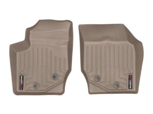 Volvo XC90 FloorLiner - Front - WeatherTech - DigitalFit - Tan - `03-`13