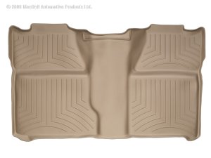 Chevrolet Silverado FloorLiner - Rear - WeatherTech - DigitalFit - Tan - `07-`13