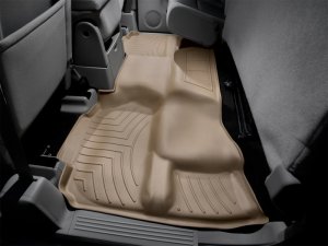 Chevrolet Silverado FloorLiner - Rear - WeatherTech - DigitalFit - Tan - `07-`13
