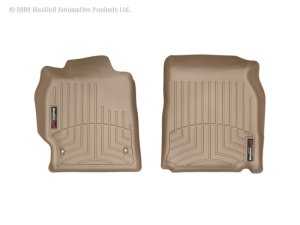 Toyota Camry FloorLiner - Front - WeatherTech - DigitalFit - Tan - `07-`11
