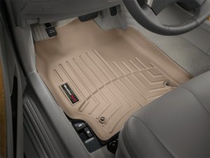 Toyota Camry FloorLiner - Front - WeatherTech - DigitalFit - Tan - `07-`11
