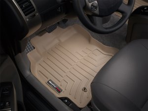 Toyota Prius FloorLiner - Front - WeatherTech - DigitalFit - Tan - `04-`09