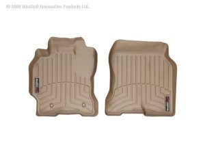 Toyota Prius FloorLiner - Front - WeatherTech - DigitalFit - Tan - `04-`09