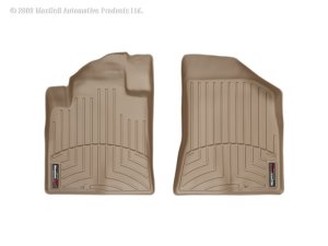 Hyundai Santa Fe Floor Liner - Front - WeatherTech - DigitalFit - Tan - `07-`09
