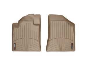 Hyundai Santa Fe Floor Liner - Front - WeatherTech - DigitalFit - Tan - `07-`09