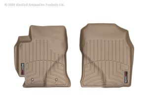 Toyota Corolla FloorLiner - Front - WeatherTech - DigitalFit - Tan - `03-`08