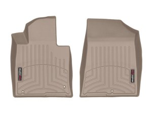 Kia Cadenza FloorLiner - Front - WeatherTech - DigitalFit - Tan - `17-`27