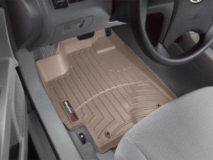Toyota Highlander FloorLiner - Front - WeatherTech - DigitalFit - Tan - `08-`13 Toyota Highlander FloorLiner - Front - WeatherTech - DigitalFit - Tan - `08-`13