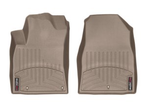 Hyundai Elantra GT FloorLiner - Front - WeatherTech - DigitalFit - Tan - `18-`27