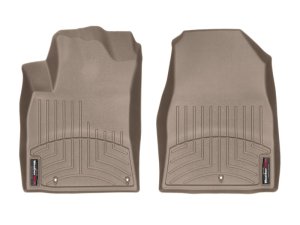 Hyundai Elantra GT FloorLiner - Front - WeatherTech - DigitalFit - Tan - `18-`27