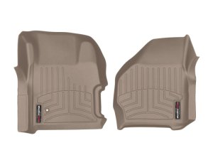 Ford F250 FloorLiner - Front - WeatherTech - DigitalFit - Tan - `99-`07