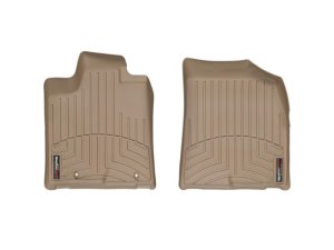 Toyota Highlander FloorLiner - Front - WeatherTech - DigitalFit - Tan - `08-`13