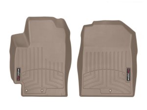 Hyundai Accent FloorLiner - Front - WeatherTech - DigitalFit - Tan - `18-`27