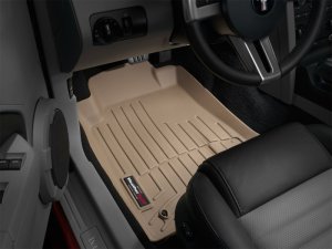 Ford Mustang FloorLiner - Front - WeatherTech - DigitalFit - Tan - `05-`09
