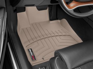 Kia K900 FloorLiner - Front - WeatherTech - DigitalFit - Tan - `19-`27