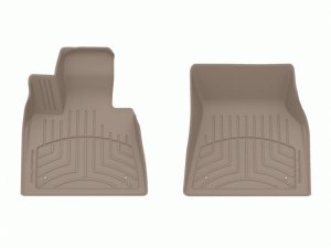 BMW X5 Floor Mat Set - Front - WeatherTech - FloorLiner HP - Tan - `19-`24