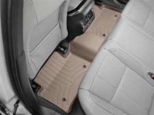 Land Rover Range Rover Evoque Floor Liners - Rear - WeatherTech - FloorLiner (Rubber) - Tan - `20-`27