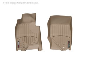 Infiniti G35 FloorLiner - Front - WeatherTech - DigitalFit - Tan - `07-`13