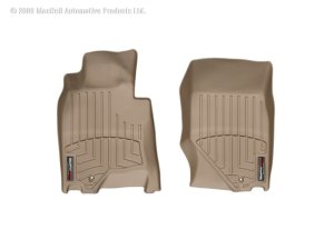 Infiniti G35 FloorLiner - Front - WeatherTech - DigitalFit - Tan - `07-`13
