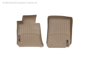 BMW 335i FloorLiner - Front - WeatherTech - DigitalFit - Tan - `06-`12