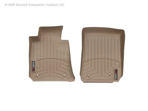 BMW 335i FloorLiner - Front - WeatherTech - DigitalFit - Tan - `06-`12