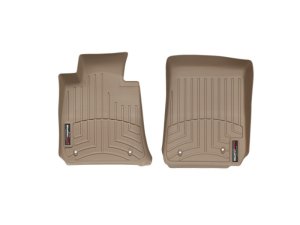 BMW 335i FloorLiner - Front - WeatherTech - DigitalFit - Tan - `06-`12