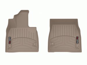 Mercedes-Benz EQS SUV Floor Liner - Front - WeatherTech - FloorLiner DigitalFit - Tan - `23-`27