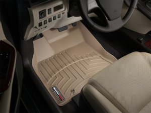 Lexus HS FloorLiner - Front - WeatherTech - DigitalFit - Tan - `10-`27