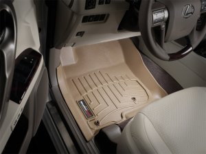 Lexus GX460 FloorLiner - Front - WeatherTech - DigitalFit - Tan - `10-`27