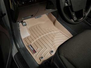 Kia Sorento FloorLiner - Front - WeatherTech - DigitalFit - Tan - `11-`13