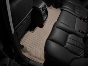 Land Rover Range Rover Floor Liner - Rear - WeatherTech - FloorLiner DigitalFit (HDTE) - Tan - `07-`09