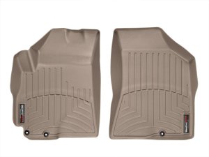 Hyundai Santa Fe FloorLiner - Front - WeatherTech - DigitalFit - Tan - `10-`12