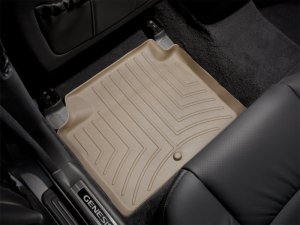 Hyundai Genesis FloorLiner - Rear - WeatherTech - DigitalFit - Tan - `10-`27