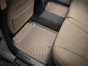 Hyundai Equus FloorLiner - Rear - WeatherTech - DigitalFit - Tan - `11-`14