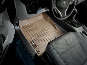 Honda CRZ FloorLiner - Front - WeatherTech - DigitalFit - Tan - `11-`27