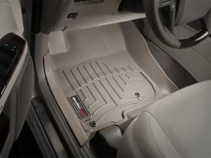 Toyota 4Runner FloorLiner - Front - WeatherTech - DigitalFit - Tan - `11-`12