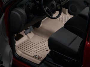 Chevrolet Silverado FloorLiner - Front - WeatherTech - DigitalFit - Tan - `07-`13
