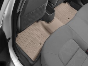 Kia Rio FloorLiner - Rear - WeatherTech - DigitalFit - Tan - `13-`27