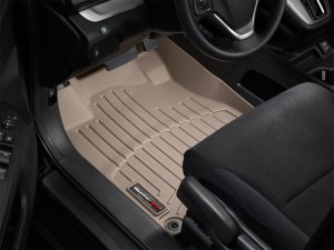Honda CR-V Floor Mats - Front - WeatherTech - DigitalFit - Tan - `12-`27