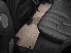 Land Rover Range Rover Evoque Floor Liner - Rear - WeatherTech - DigitalFit (HDTE) with 2nd Row Retention Device - Tan - `13-`19