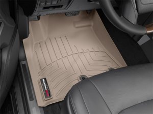 Toyota Land Cruiser FloorLiner - Front - WeatherTech - DigitalFit - Tan - `12-`13