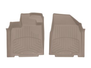 Infiniti JX Floor Mat Set - Front - WeatherTech - FloorLiner HP - Tan - `13-`27
