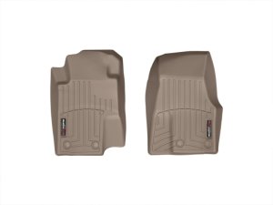 Ford Mustang FloorLiner - Front - WeatherTech - DigitalFit - Tan - `12-`13