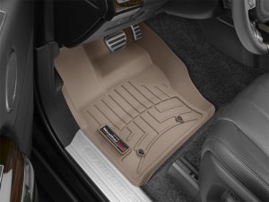 Land Rover Range Rover Floor Liners - Front - WeatherTech - DigitalFit - Tan - `13-`27