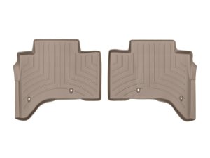 Land Rover Range Rover Floor Mats - Rear - WeatherTech - FloorLiner DigitalFit - Tan - `13-`27